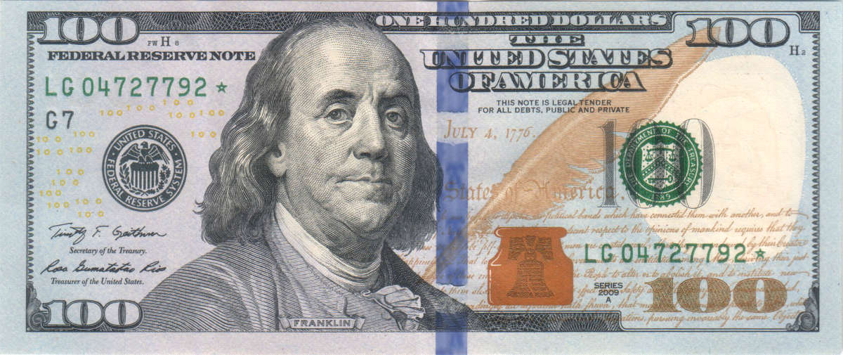One hundred dollars