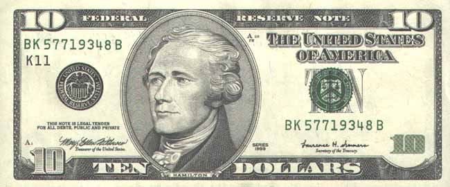 Ten dollars