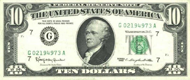 Ten dollars
