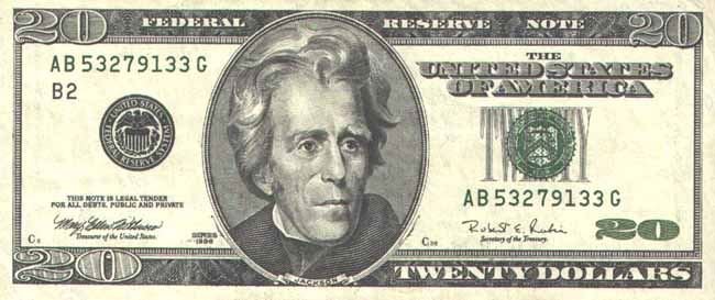 Twenty dollars