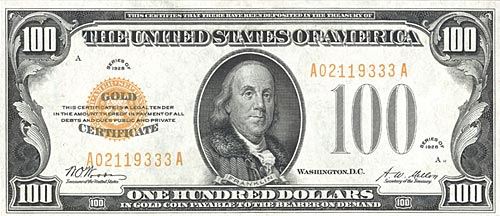 One hundred dollars