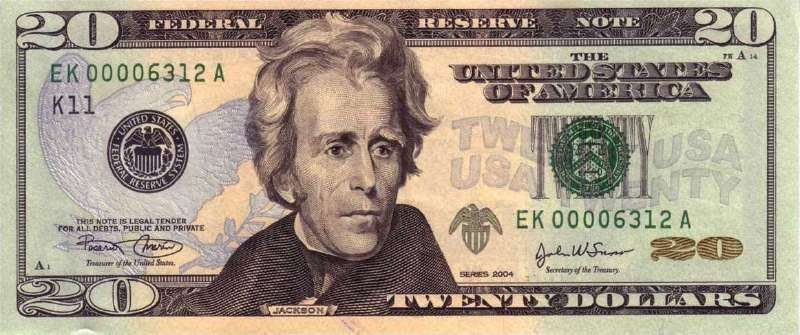 Twenty dollars